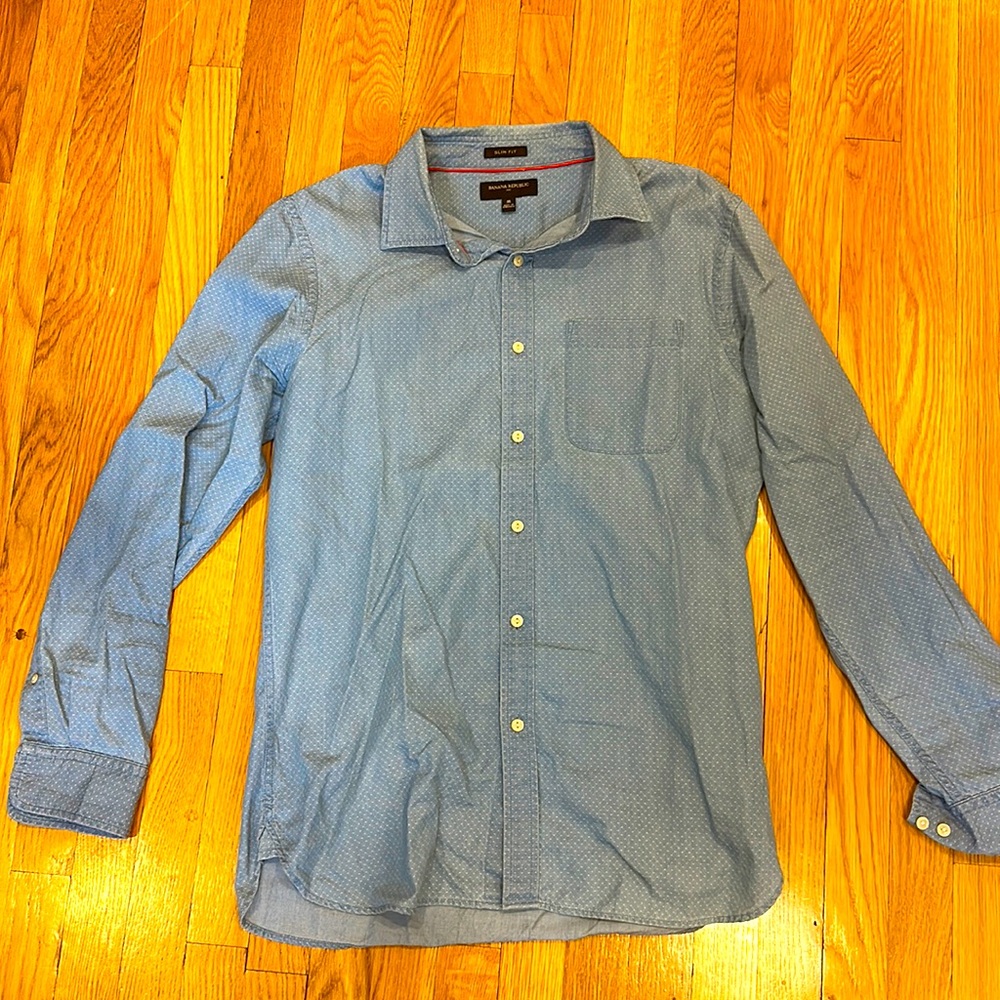 Banana republic men’s button down casual shirt